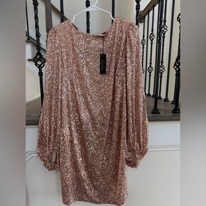 NWT Dani Top Sequin Dress